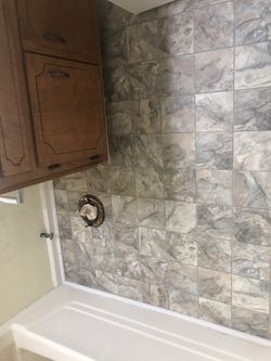 Linoleum and hardwood