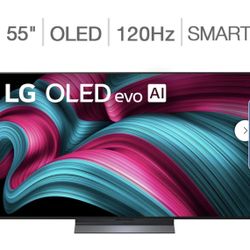 LG 55" Class - OLED evo AI C5 Series - 4K Smart TV, in its box and with the brand's warranty