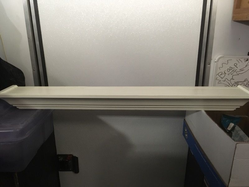White shelf