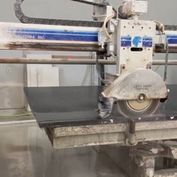 Heavy Duty Concrete Base Cutting Table- Perfect For Stone Or Slab Work