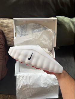 Nike Mind 001 Slide White Speed Red