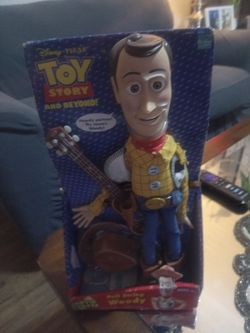 Original woody doll with draw string