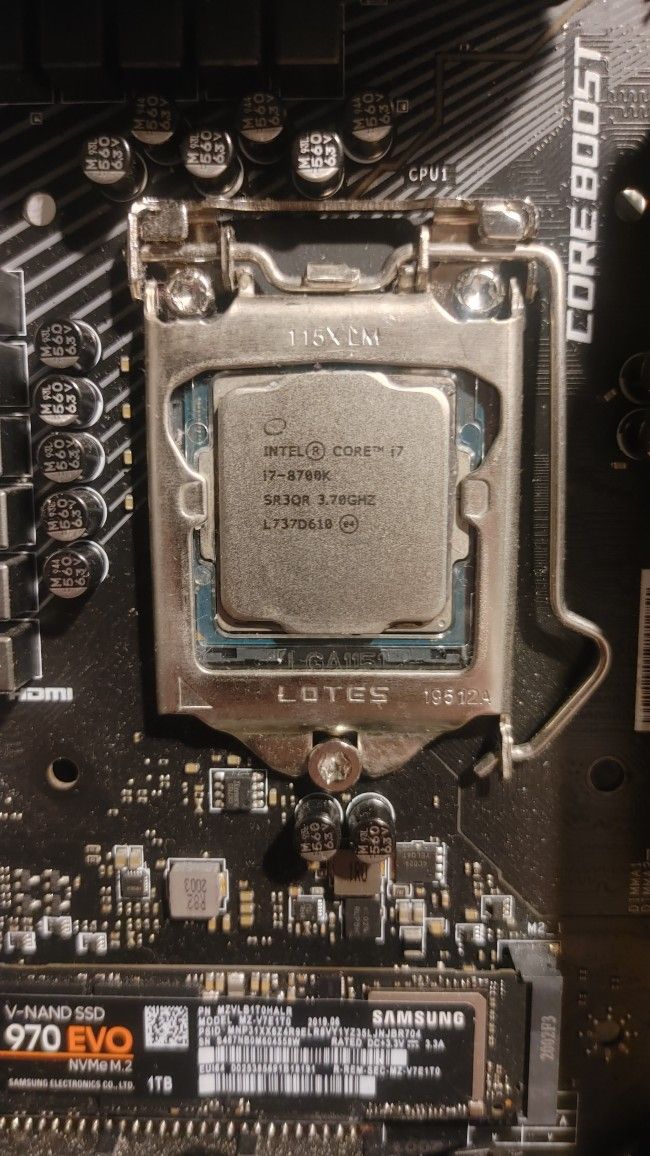 Intel i7 8700k