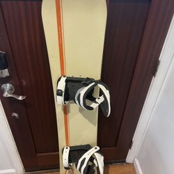 Trip Snowboard And Bindings ~153cm