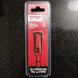 1/2" Glass/Porcelain/Tile/Stone Drill Bit