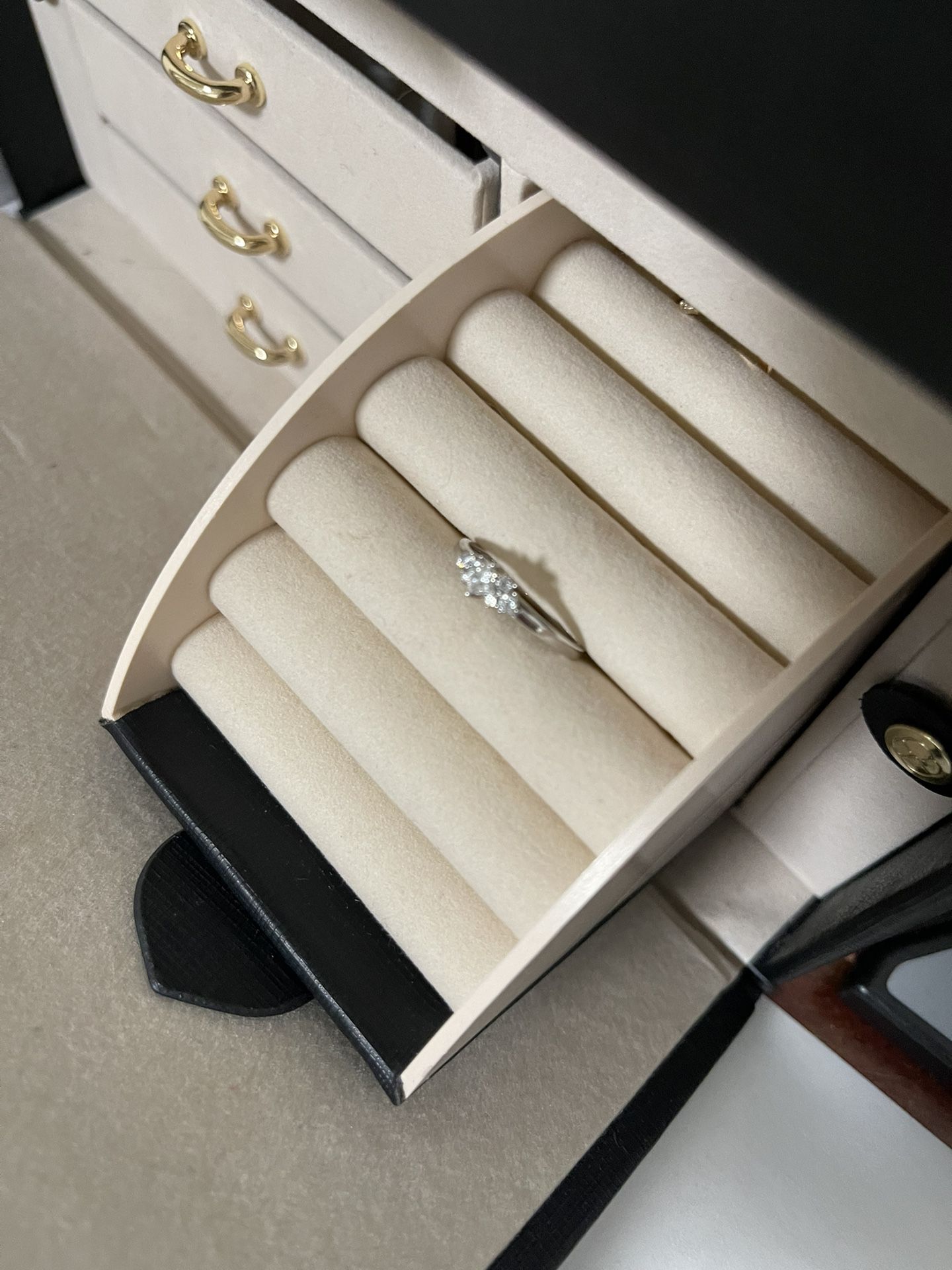 14k White Gold Diamond Ring 1/4ct