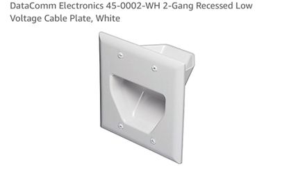 2 gang pass through wall plate in Prosper, TX