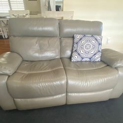 Leather Recliner Sofa Loveseat