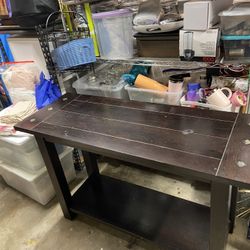 Entry Way Table  - Black/ Brown 