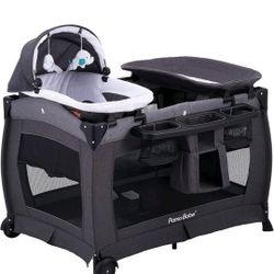 👶 Brand New Portable Foldable Playpen with Mattress & Changing Table – For Baby & Toddler