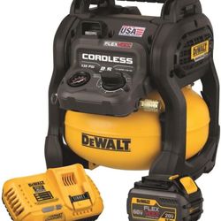 DEWALT FLEXVOLT 60V MAX* Air Compressor Kit, Cordless, 2.5 Gallon (DCC2560T1)