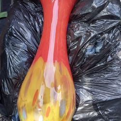Murano Style Glass Vase
