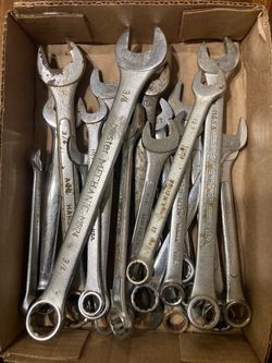 23 various size wrenches