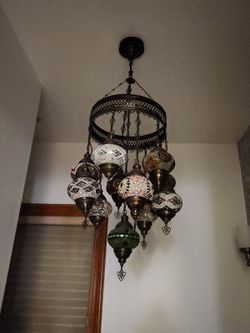 Moroccan Mosaic Chandelier