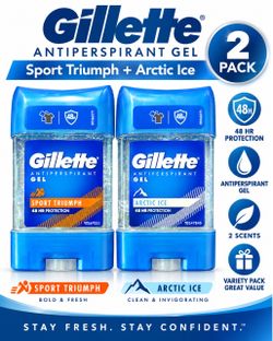 Gillette Antiperspirant Gel 2-Pack