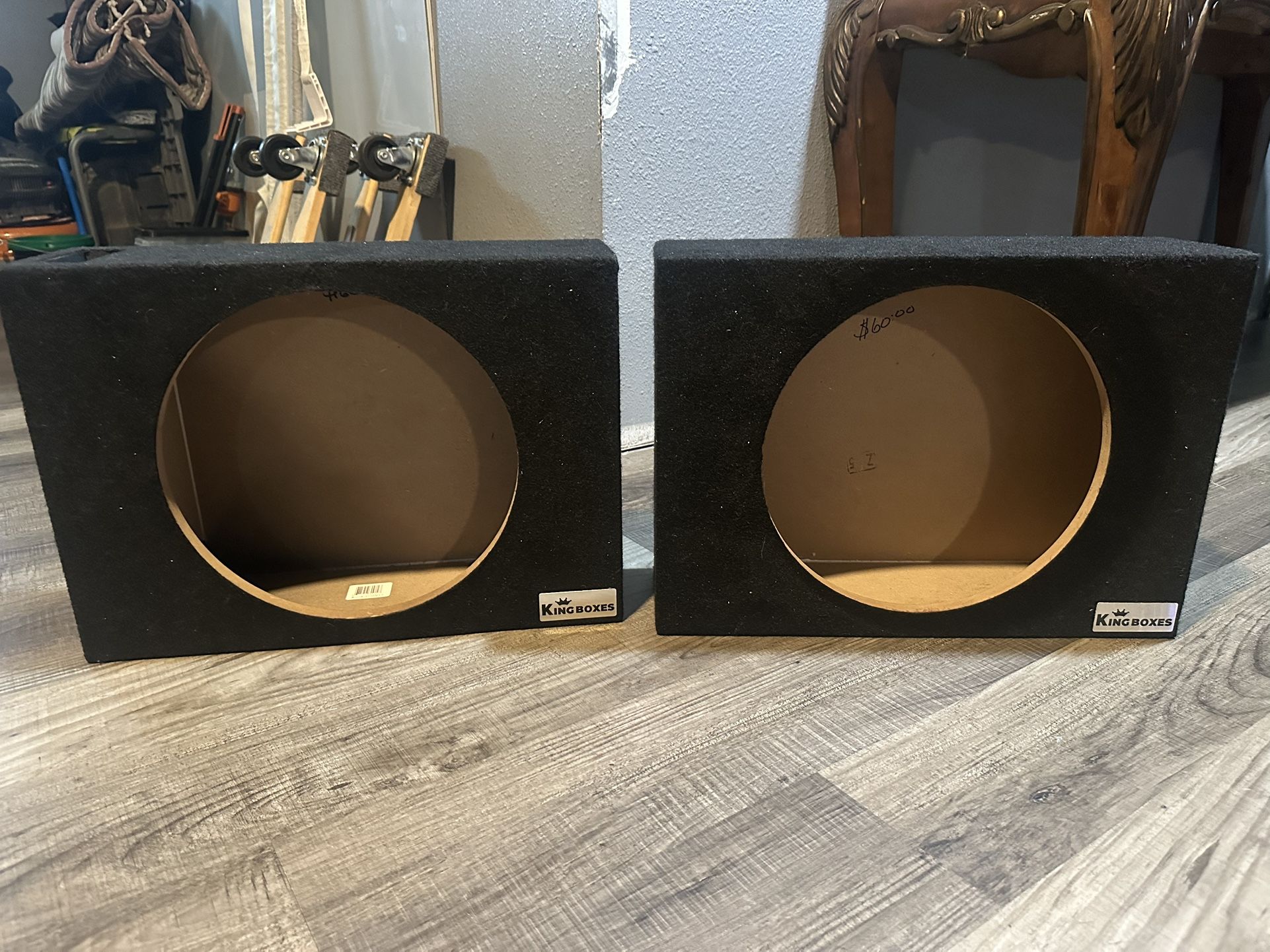 Two 12” Speaker Boxes New