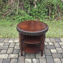 Lexington Home Brands Art Deco Manner Three-Tier Side Table