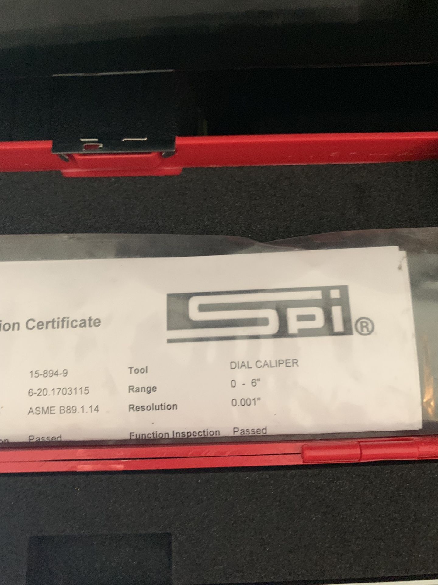 New spi caliper $30 6 inch $30