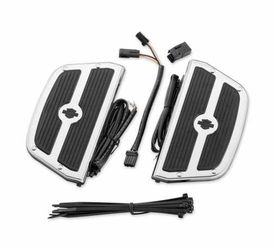 Harley Davidson Electra Glo Passenger Floorboard Inserts-Purple