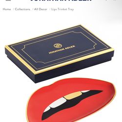 Lips trinket tray from Jonathan Adler