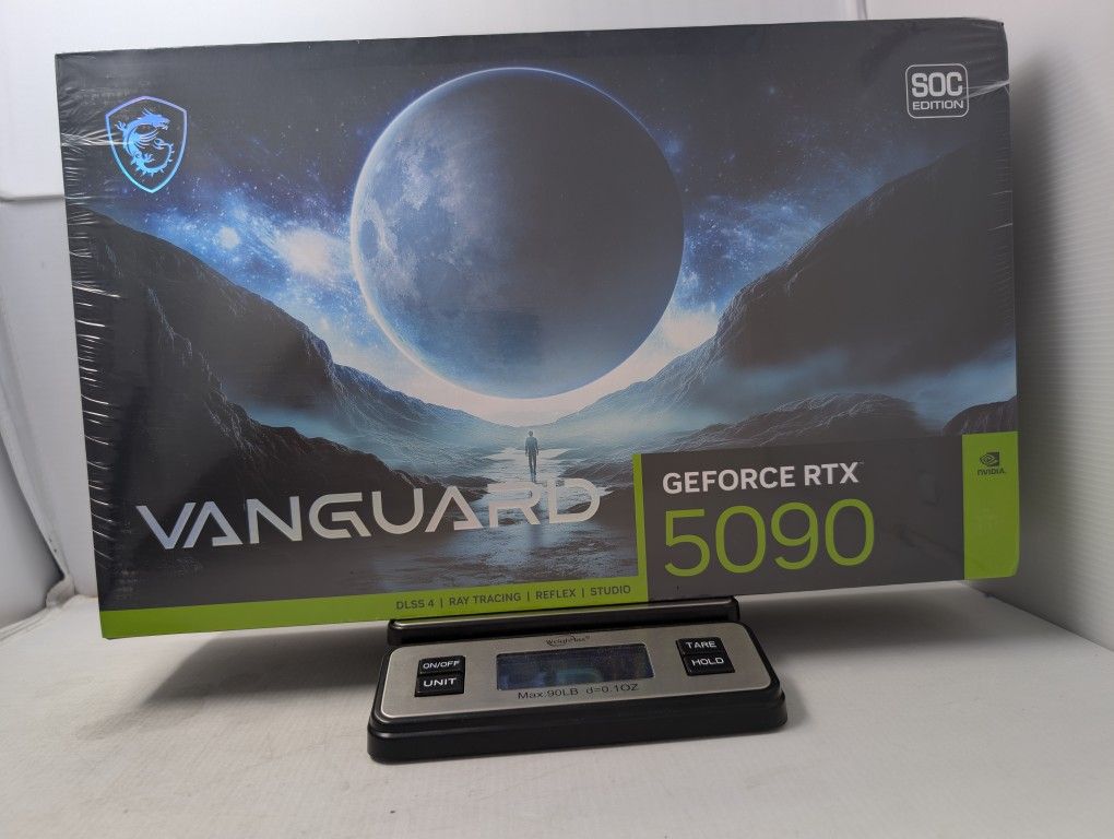 MSI Nvidia GeForce RTX 5090 Vanguard SOC 32GB GDDR7 PCIe 5.0x16 Graphics Card