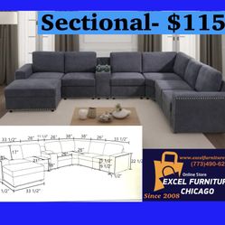 🌼FREE DELIVERY🌼Brand New Sectional Sofa Couch 