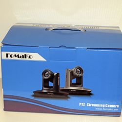 FoMaKo AI Auto Track HDMI PTZ NDI Cam - 20x  Zoom, LAN, USB3.0 PoE (NDI 6 & HX3)