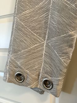 6 Pieces - Blackout Curtain Panel modern Stroke - Project 62 