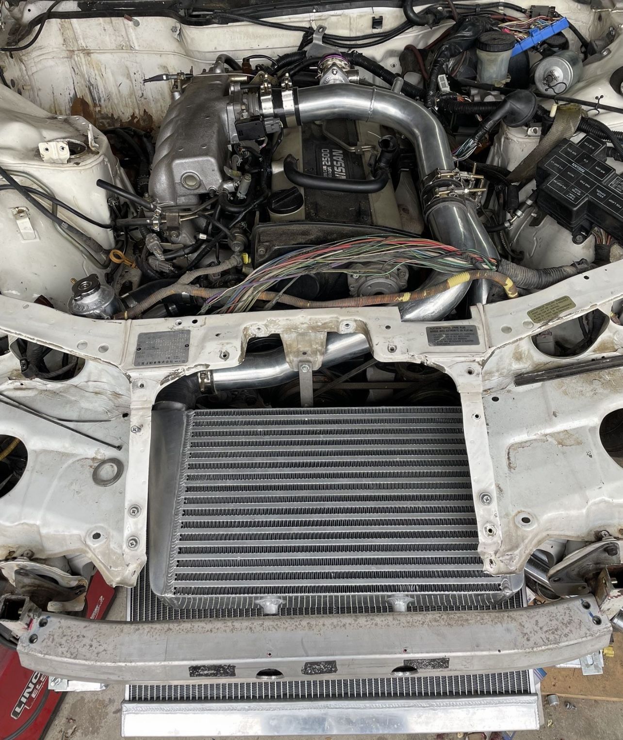 300zx Z32 Cx Racing V Mount Radiator Intercooler