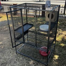 Large Cage For Rodents, Birds, Etc