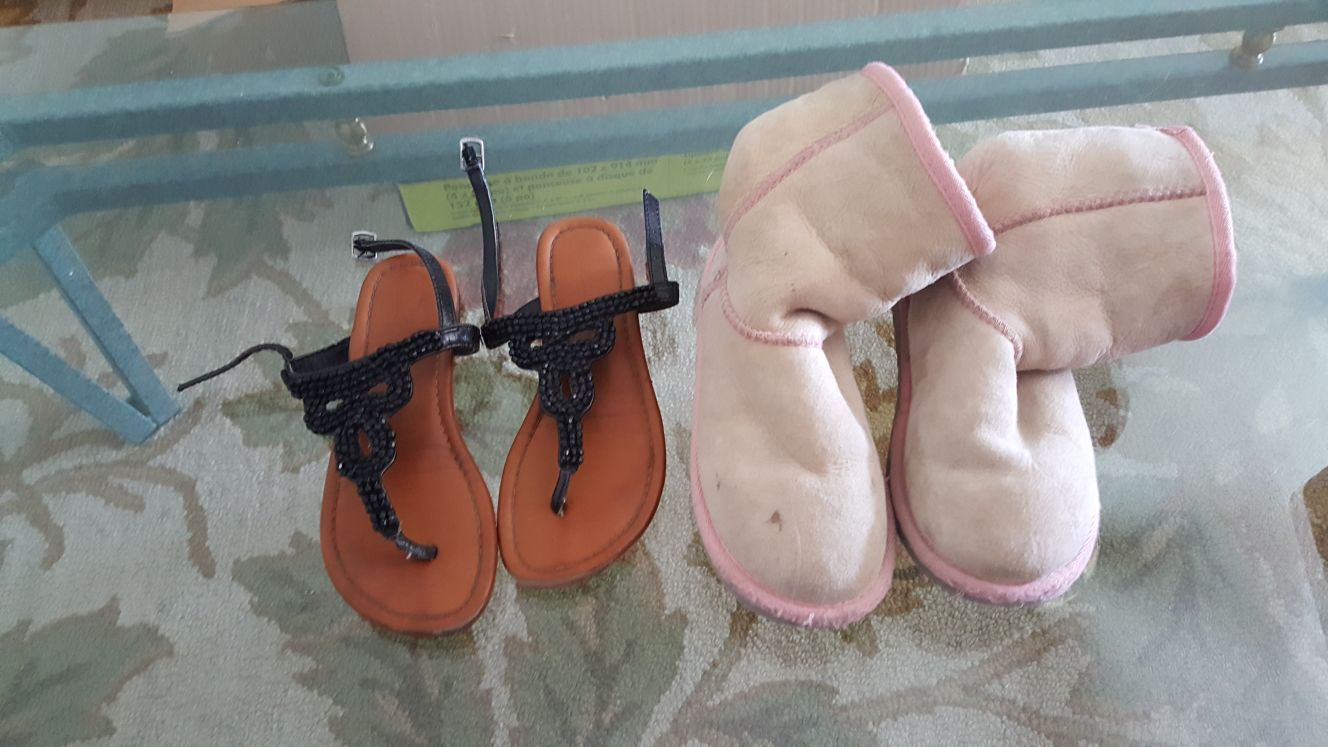 Girls boots and sandals