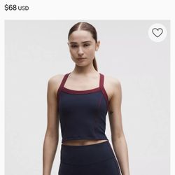 Wunder Train Piped Strappy Tank Top 