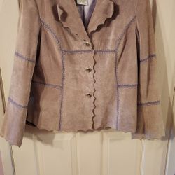 Vintage Suede (Leather) Lavender Javket