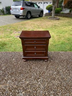 Solid Wood Nightstand