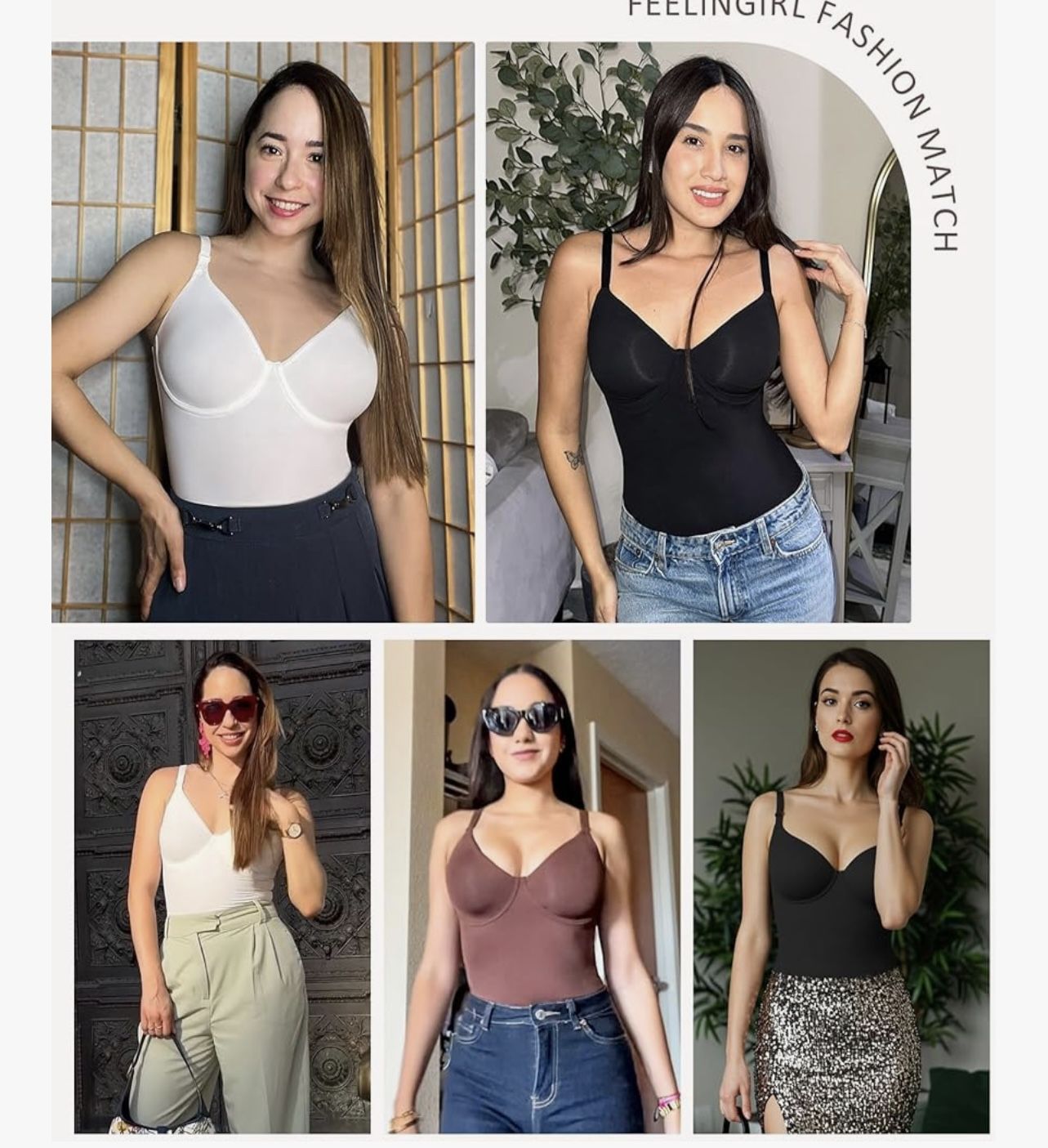 for Women, Tummy Control, Thong Body Suit, Corset Top, Body Shaper size large 