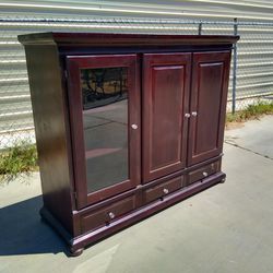 Real Wood Entertainment Center 