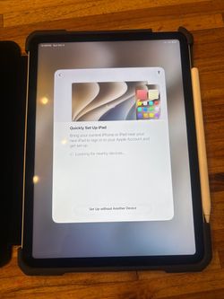 iPad Air 5th Generation with Apple Pencil and Case