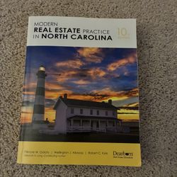 Modern Real Estate Practice In NC (10 Edition)