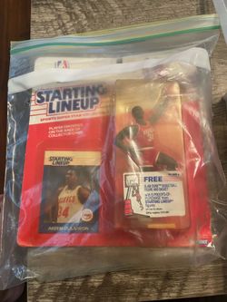 NBA Akeem Olajuwon 1988 Starting Lineup Houston Rockets