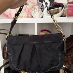 Black Coach Shoulder Bag