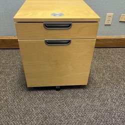 Desk side cabinet