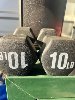 2 10lb dumbbells