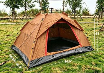 Brand New Pop-Up Automatic Tent (Fits 2-4 People)