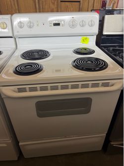 Electric stoves available with warranty