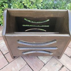 Solid Wood Book/ Magazine Rack
