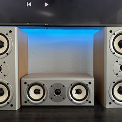 Onkyo Speakers Center And Front Speakers