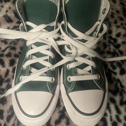 Converse High Top Green Chuck Taylor’s