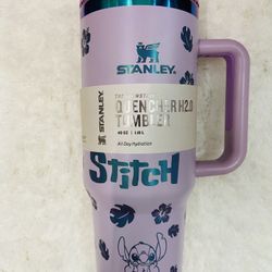Purple Holographic Stitch Stanley