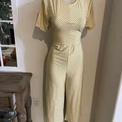 Pink Blush  Romper Size Large New