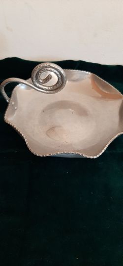 Vintage Royalty Aluminum Ware Dish Candy Bowl